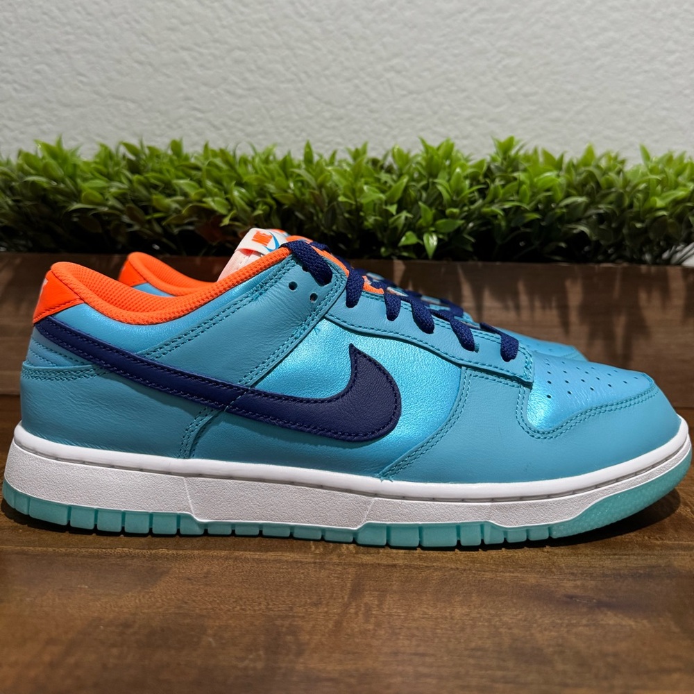 Nike Dunk Low SE Baltic Blue Total Orange Sneakers HQ1538-416 Men’s Sizes